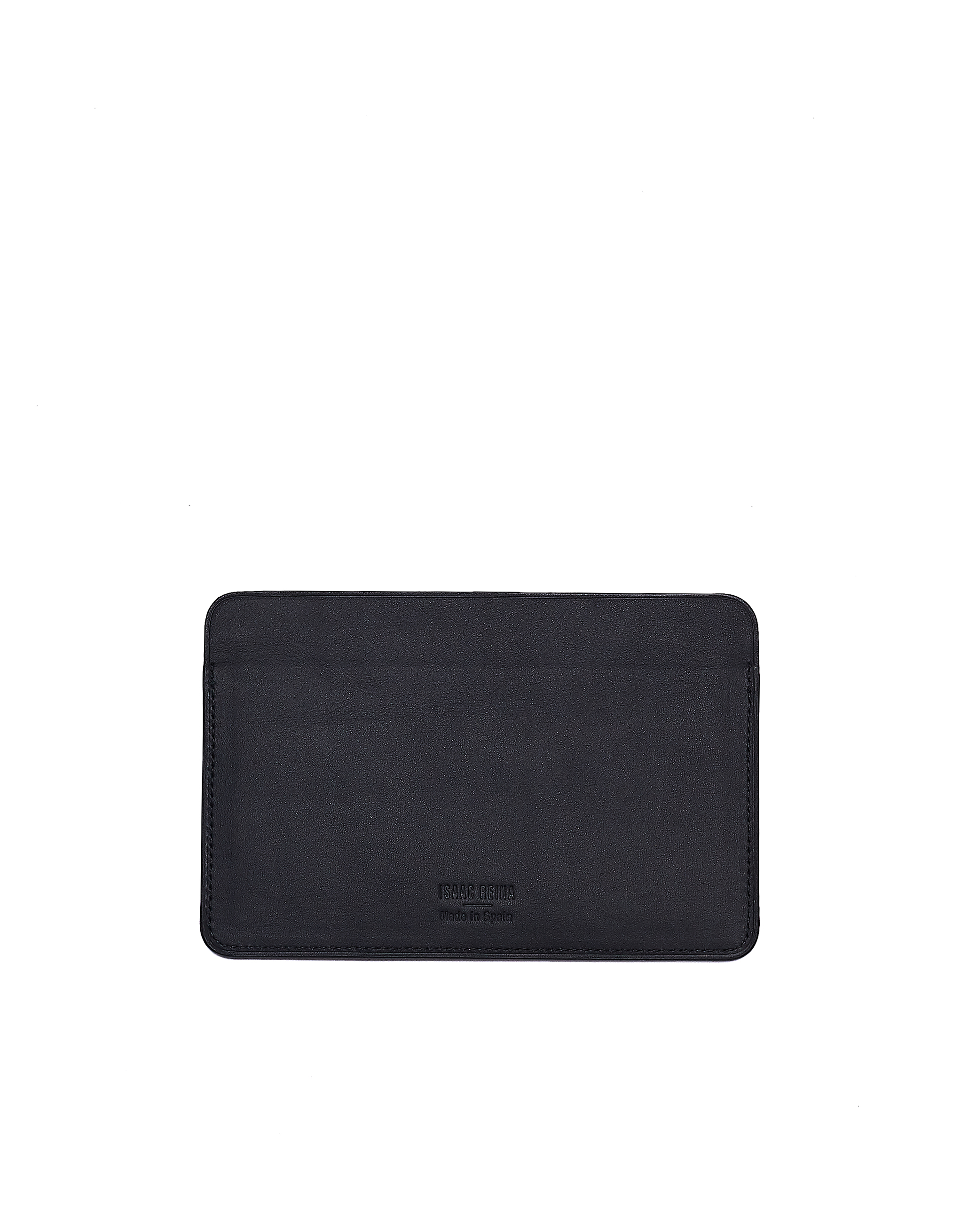 Isaac Reina Leather Passport & Card Holder - Black | Garmentory