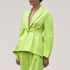 SIES MARJAN Haru Jacket - Fluo Yellow - Thumbnail 1