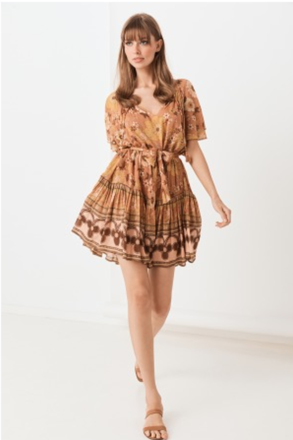 spell and the Gypsy ♡buttercup♡ Spell & The Gypsy Buttercup Sundress Ocean 193112H41 - Free