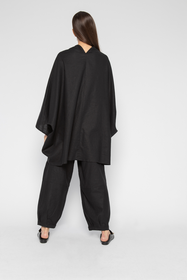 The Celect Poncho Top - Black The Celect Poncho Top - Black