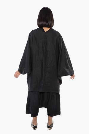 The Celect Poncho Top - Black The Celect Poncho Top - Black
