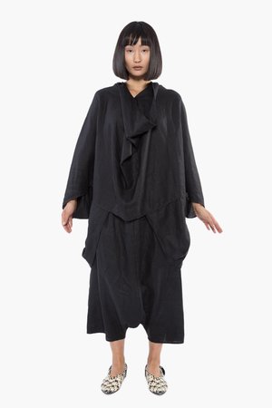 The Celect Poncho Top - Black The Celect Poncho Top - Black