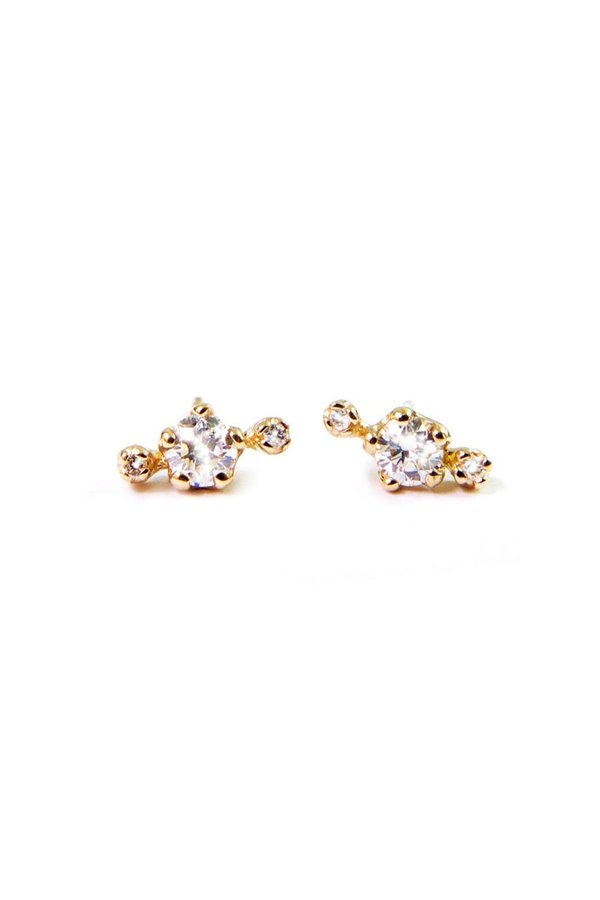 n + a Candy! Diamond Earrings - Yellow Gold n + a Candy! Diamond Earrings - Yellow Gold