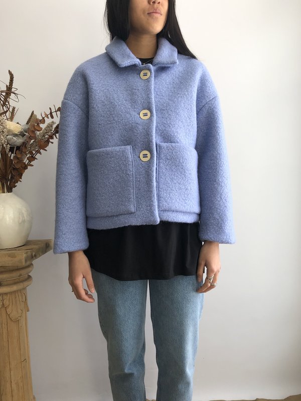 ODEYALO MARCONI COAT - BLUE ODEYALO MARCONI COAT - BLUE