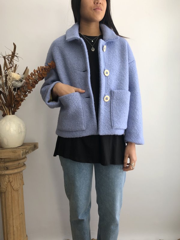 ODEYALO MARCONI COAT - BLUE ODEYALO MARCONI COAT - BLUE