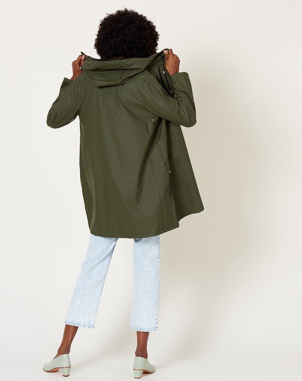 Unisex Stutterheim Lightweight Mosebacke raincoat - Green Unisex Stutterheim Lightweight Mosebacke raincoat - Green