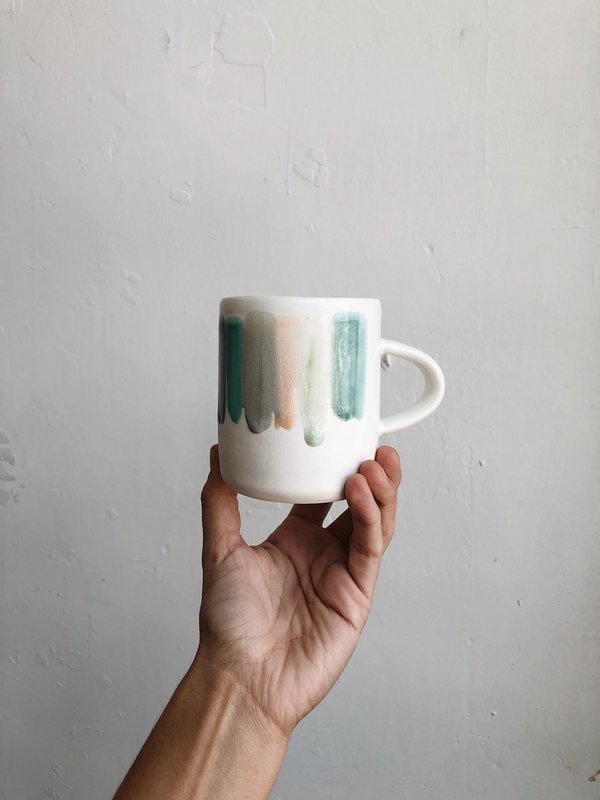 The Object Enthusiast Rainbow Drip Mug - Style 2 The Object Enthusiast Rainbow Drip Mug - Style 2