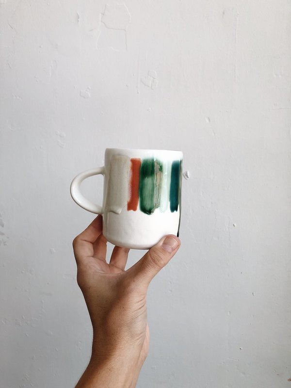 The Object Enthusiast Rainbow Drip Mug - Style 2 The Object Enthusiast Rainbow Drip Mug - Style 2
