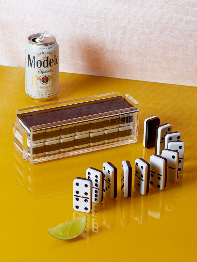Luxe Dominoes Domino Set with Spinners