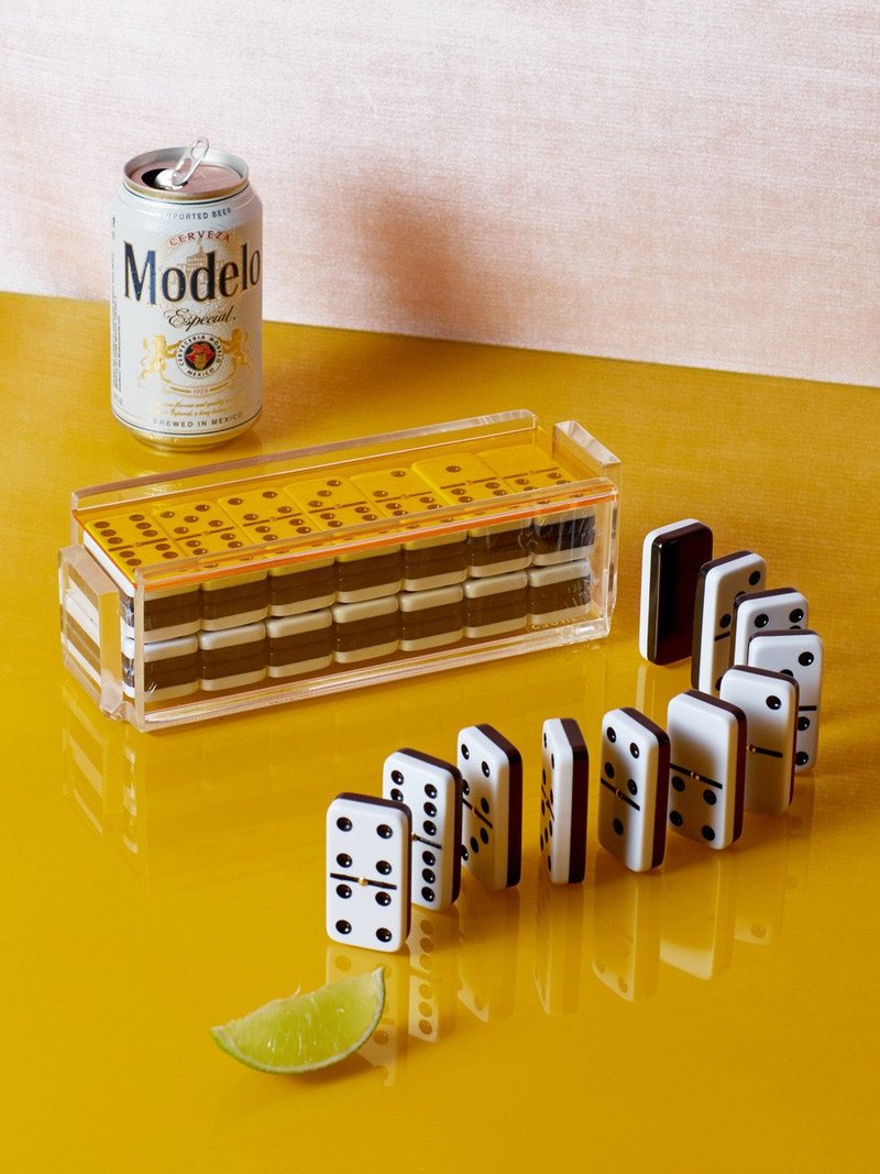 Luxe Dominoes Domino Set with Spinners