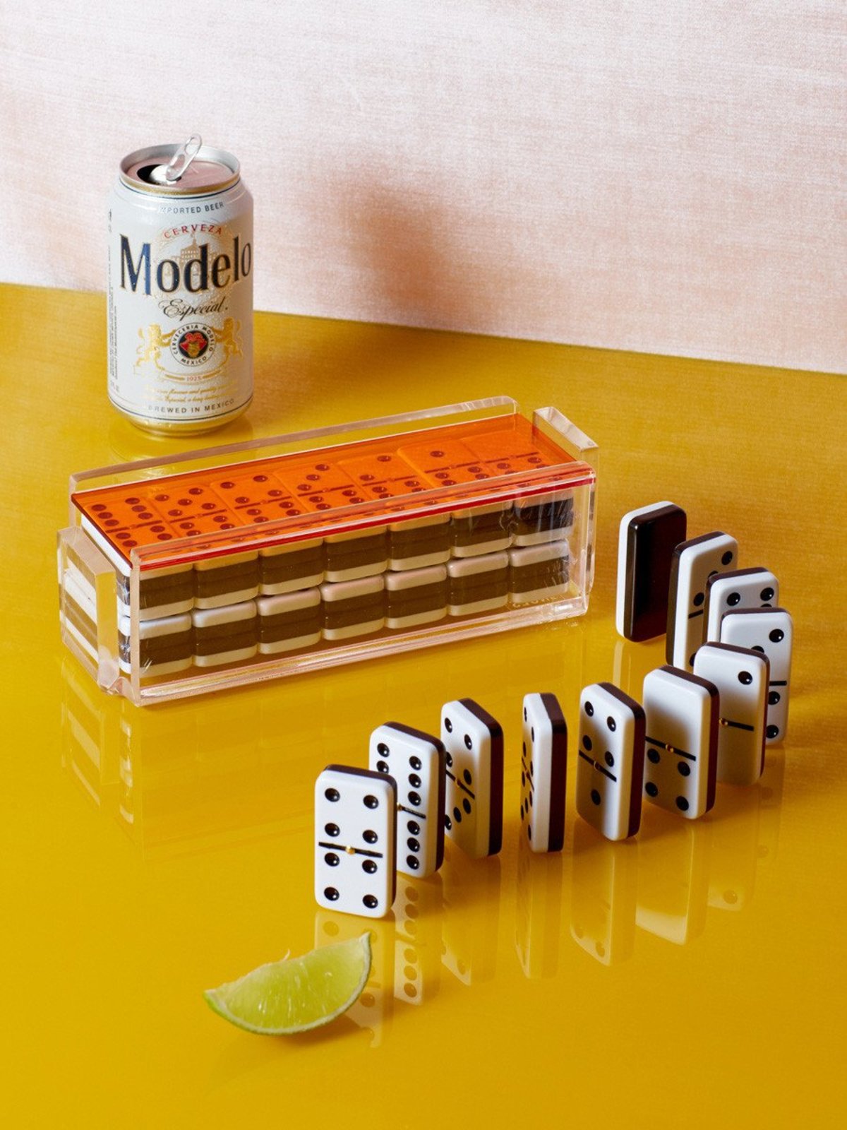 Luxe Dominoes Domino Set with Spinners - Image 5 of 8