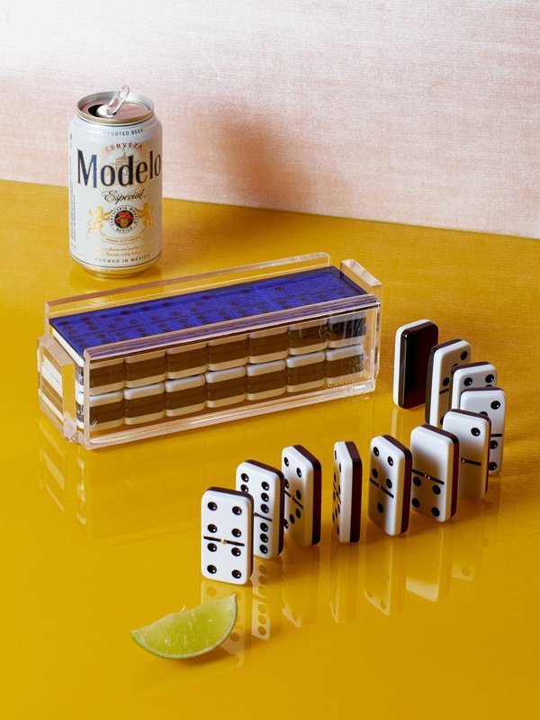 Luxe Dominoes Domino Set with Spinners