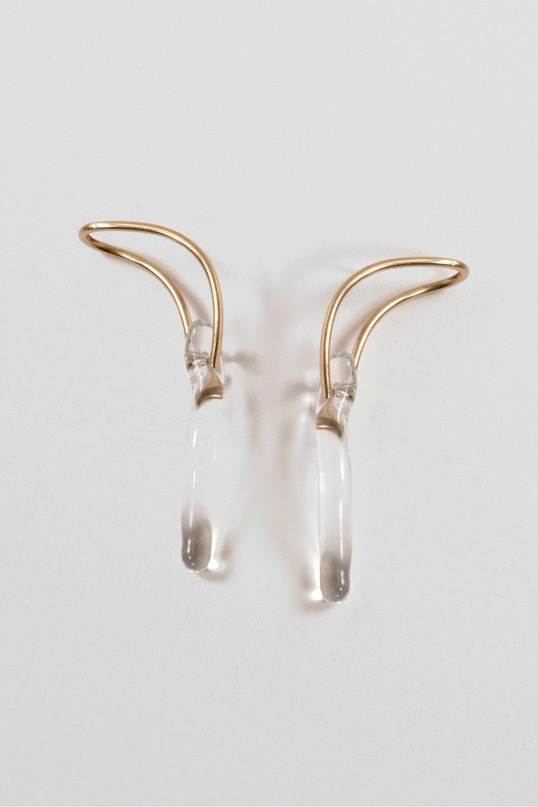 Annika Inez Clasped Wand Earring Annika Inez Clasped Wand Earring