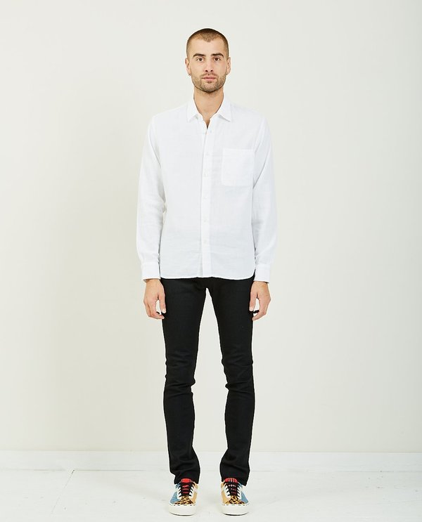 KATO RIPPER VINTAGE DOUBLE GAUZE SHIRT - WHITE KATO RIPPER VINTAGE DOUBLE GAUZE SHIRT - WHITE