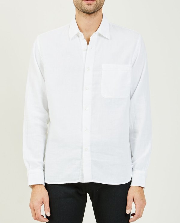 KATO RIPPER VINTAGE DOUBLE GAUZE SHIRT - WHITE KATO RIPPER VINTAGE DOUBLE GAUZE SHIRT - WHITE