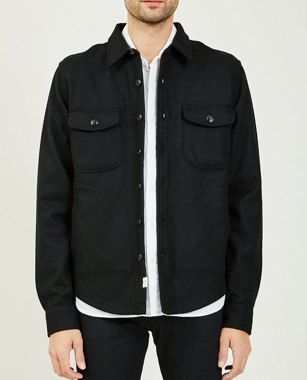 KATO THE ANVIL SHIRT JACKET - BLACK KATO THE ANVIL SHIRT JACKET - BLACK
