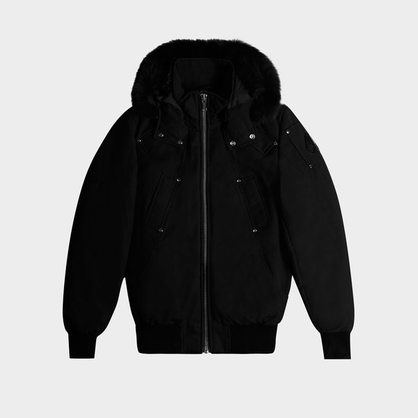 MOOSE KNUCKLES Balistic Bomber - Black/Black MOOSE KNUCKLES Balistic Bomber - Black/Black