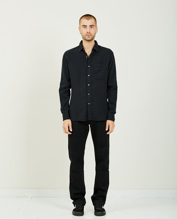 KATO THE RIPPER VINTAGE DOUBLE GAUZE SHIRT - BLACK KATO THE RIPPER VINTAGE DOUBLE GAUZE SHIRT - BLACK