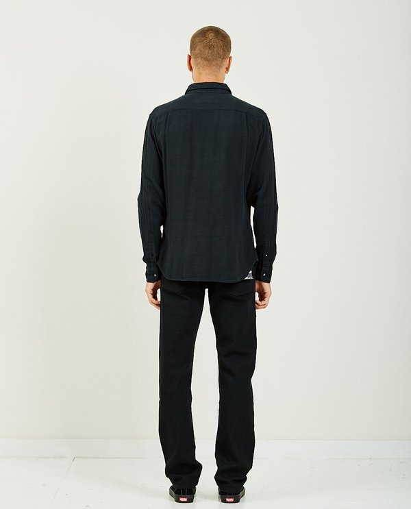 KATO THE RIPPER VINTAGE DOUBLE GAUZE SHIRT - BLACK KATO THE RIPPER VINTAGE DOUBLE GAUZE SHIRT - BLACK