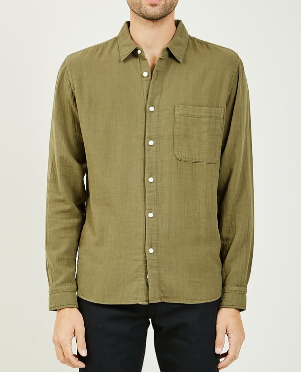 KATO THE RIPPER VINTAGE DOUBLE GAUZE SHIRT - MILITARY GREEN KATO THE RIPPER VINTAGE DOUBLE GAUZE SHIRT - MILITARY GREEN