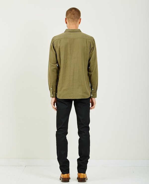 KATO THE RIPPER VINTAGE DOUBLE GAUZE SHIRT - MILITARY GREEN KATO THE RIPPER VINTAGE DOUBLE GAUZE SHIRT - MILITARY GREEN