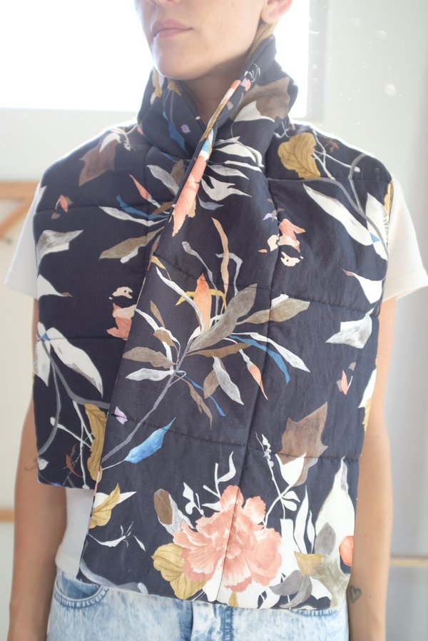 Beklina Quilted Scarf - Marie’s Floral Beklina Quilted Scarf - Marie’s Floral