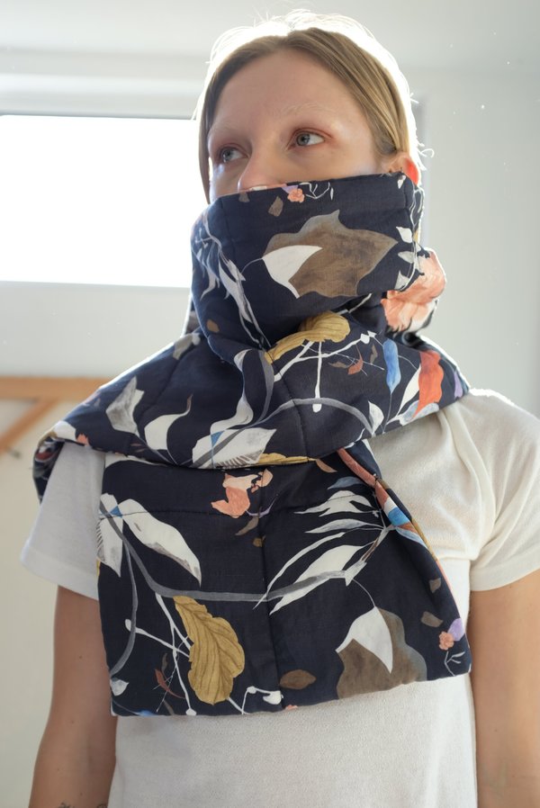 Beklina Quilted Scarf - Marie’s Floral Beklina Quilted Scarf - Marie’s Floral