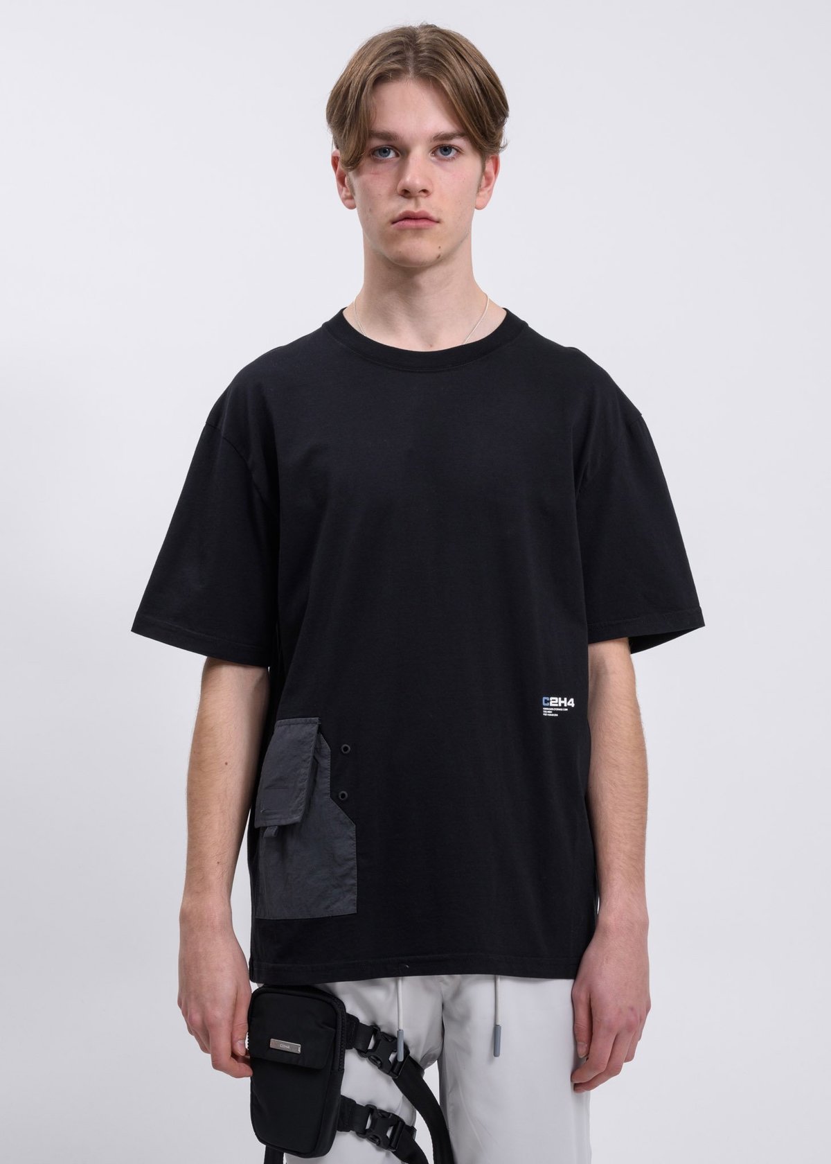 C2H4 Illusion Of Euphoria Printed T-Shirt - black - Image 1 of 5