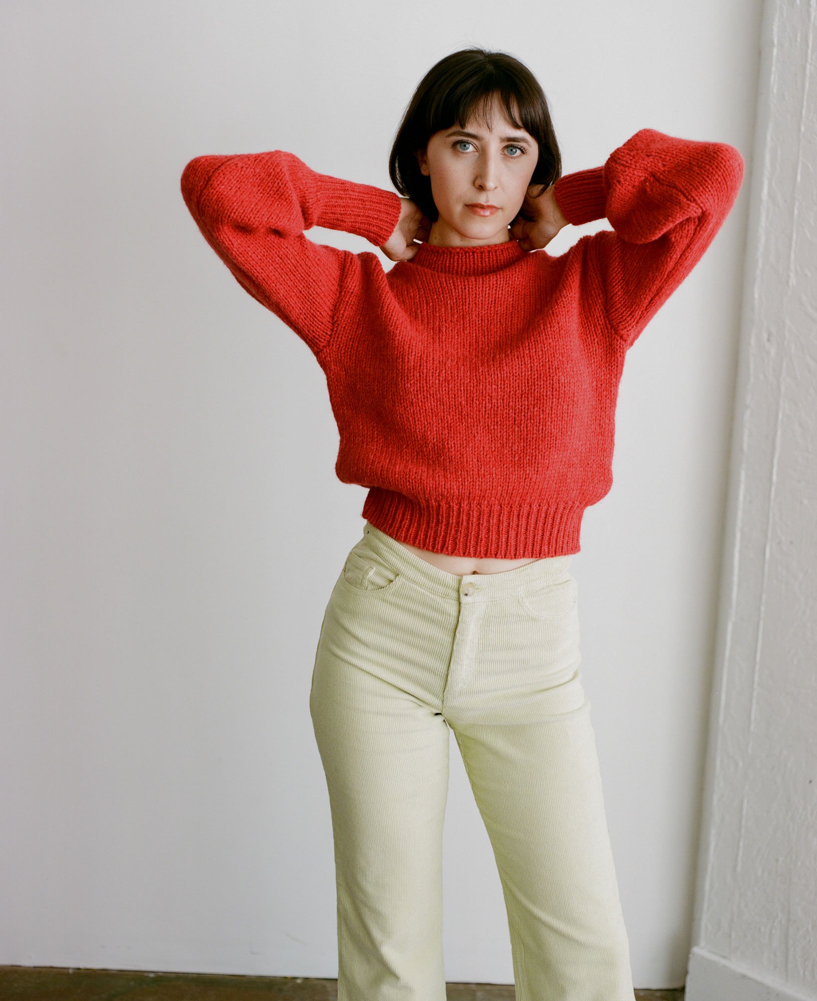 Paloma Wool Noche Sweater - Intense Red 