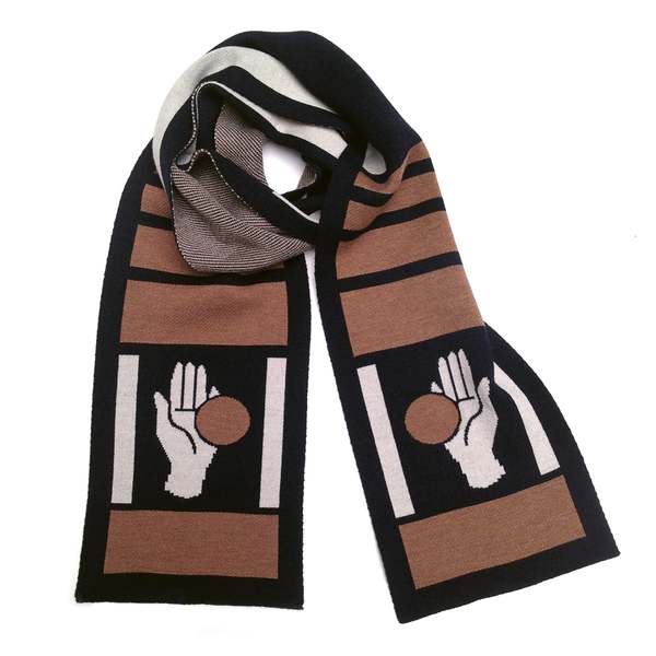 Matter Matters Gallery CHANCE Knit Scarf - Brown Matter Matters Gallery CHANCE Knit Scarf - Brown
