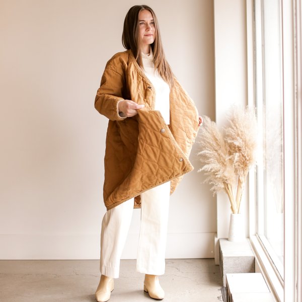 kimono quilted jacket