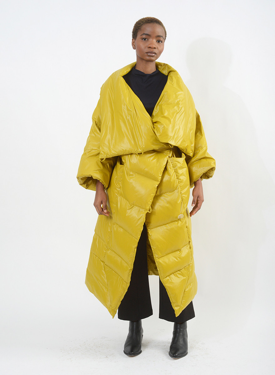 Chartreuse New Look Mustard Puffer Jacket Puffer Coat Chartreuse