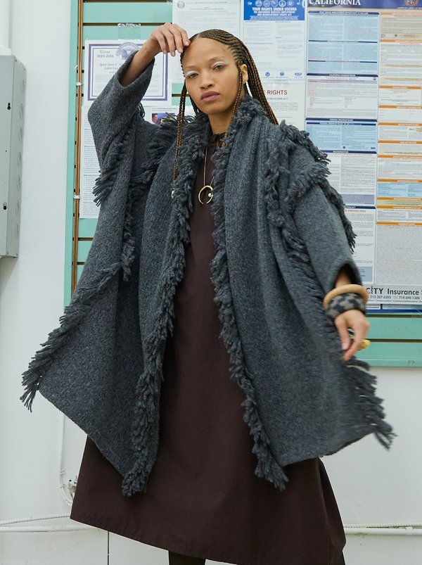 Atelier Delphine Haori Coat With Fringes Atelier Delphine Haori Coat With Fringes