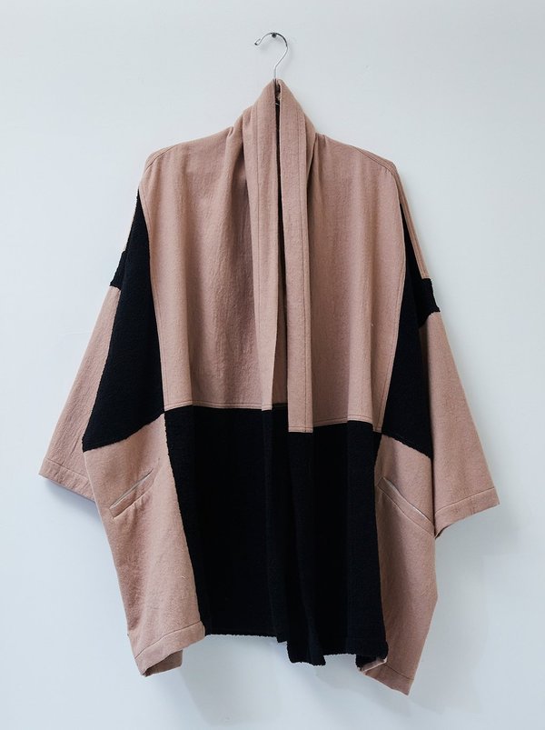 Atelier Delphine Haori Coat Patched Boa Atelier Delphine Haori Coat Patched Boa