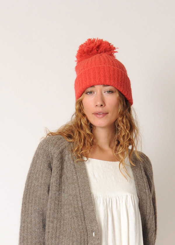 Hansel from Basel Pom Pom Beanie - bright poppy Hansel from Basel Pom Pom Beanie - bright poppy