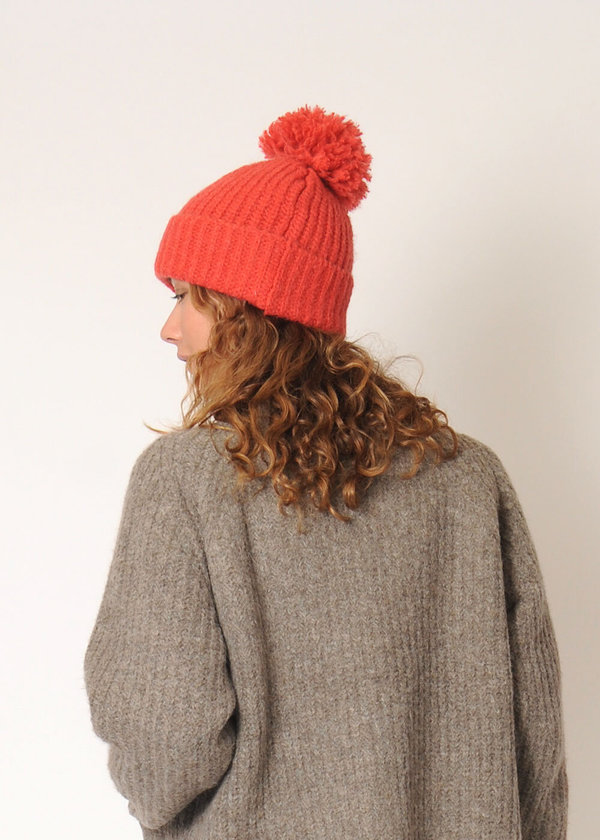 Hansel from Basel Pom Pom Beanie - bright poppy Hansel from Basel Pom Pom Beanie - bright poppy