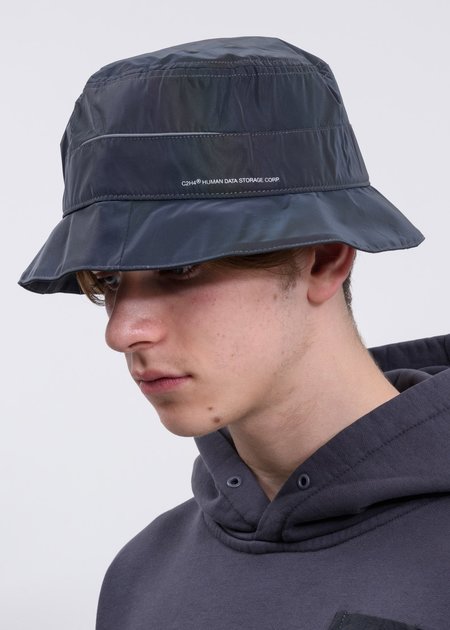 C2H4 3M Reflective Bucket Hat - Black 