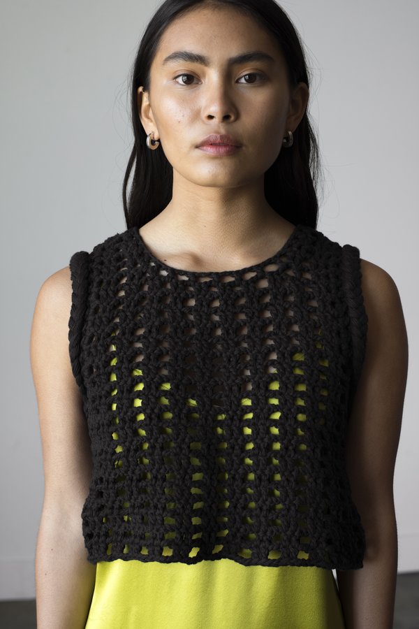 Pari Desai Soraya Crochet Tank Pari Desai Soraya Crochet Tank