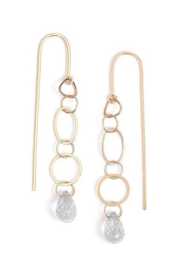 Melissa Joy Manning White Topaz Shape Study Earrings Melissa Joy Manning White Topaz Shape Study Earrings