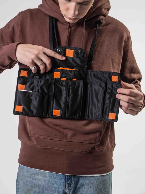 Porter Tanker nylon Travel Case - Black | Garmentory