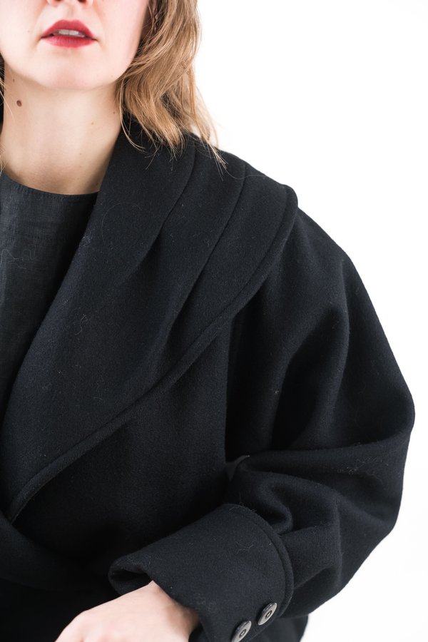 Backtalk PDX Vintage Coat - Black Backtalk PDX Vintage Coat - Black