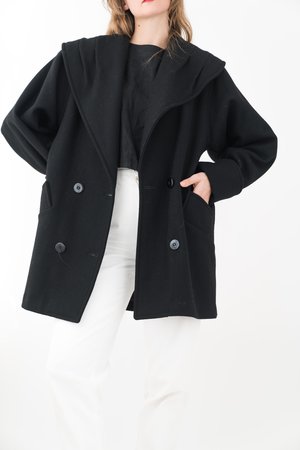 Backtalk PDX Vintage Coat - Black Backtalk PDX Vintage Coat - Black