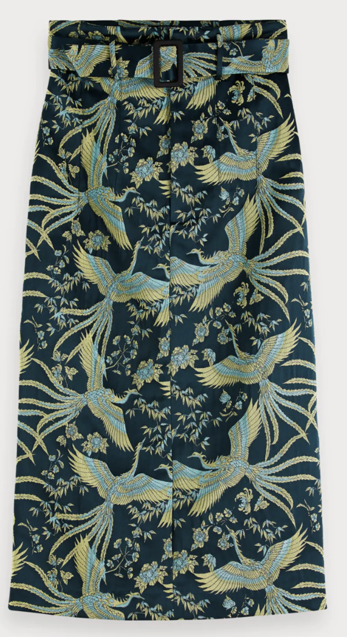 Scotch & Soda High Waisted Midi Skirt - Jacquard Pattern - Image 2 of 3