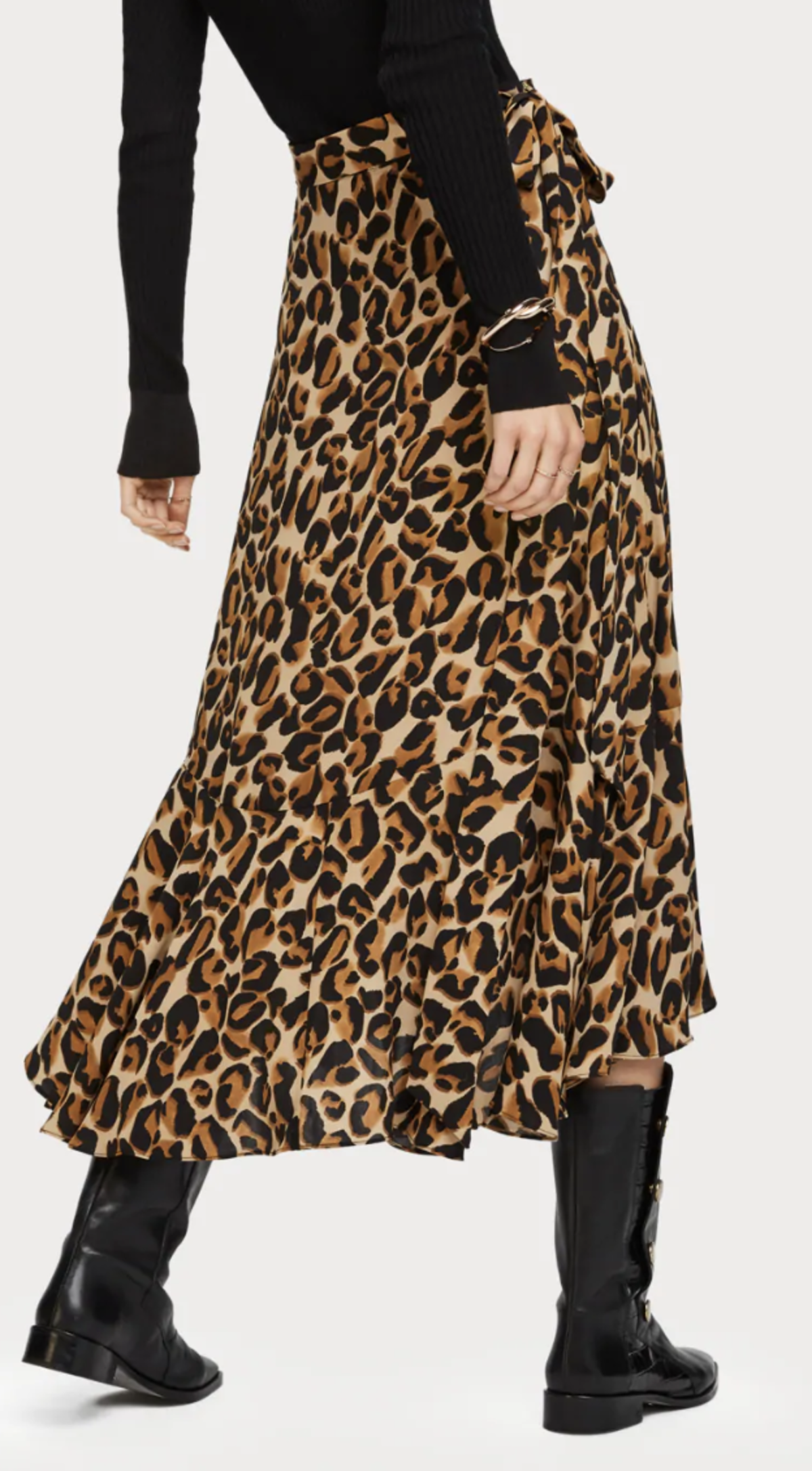Scotch Soda Ruffle Skirt Leopard Garmentory