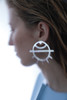 PAR ICI Large Eye Earrings - Thumbnail 2