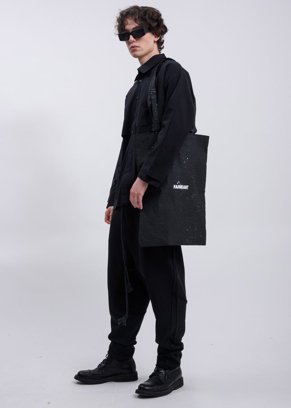 Faineant Drop Crotch Trousers - Black Faineant Drop Crotch Trousers - Black