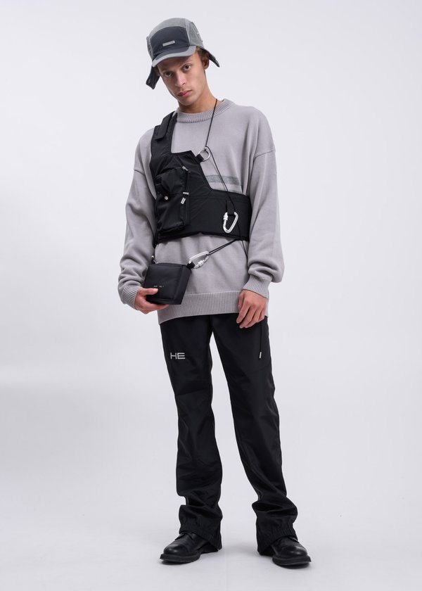 Heliot Emil Nylon Pouch - Black | Garmentory