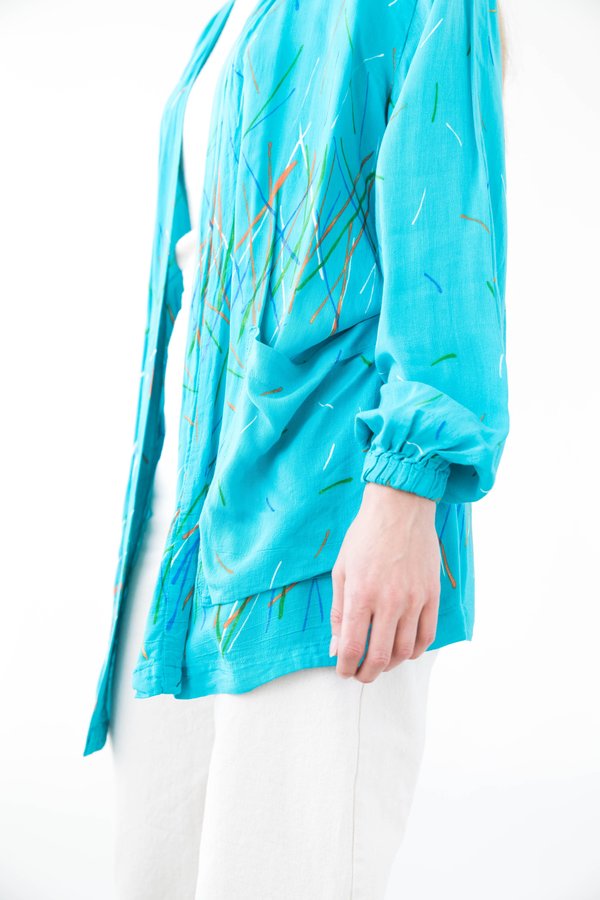Backtalk PDX Vintage Cardigan - Blue Backtalk PDX Vintage Cardigan - Blue
