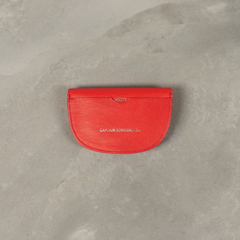 KAPTAIN SUNSHINE Round Wallet - Red | Garmentory