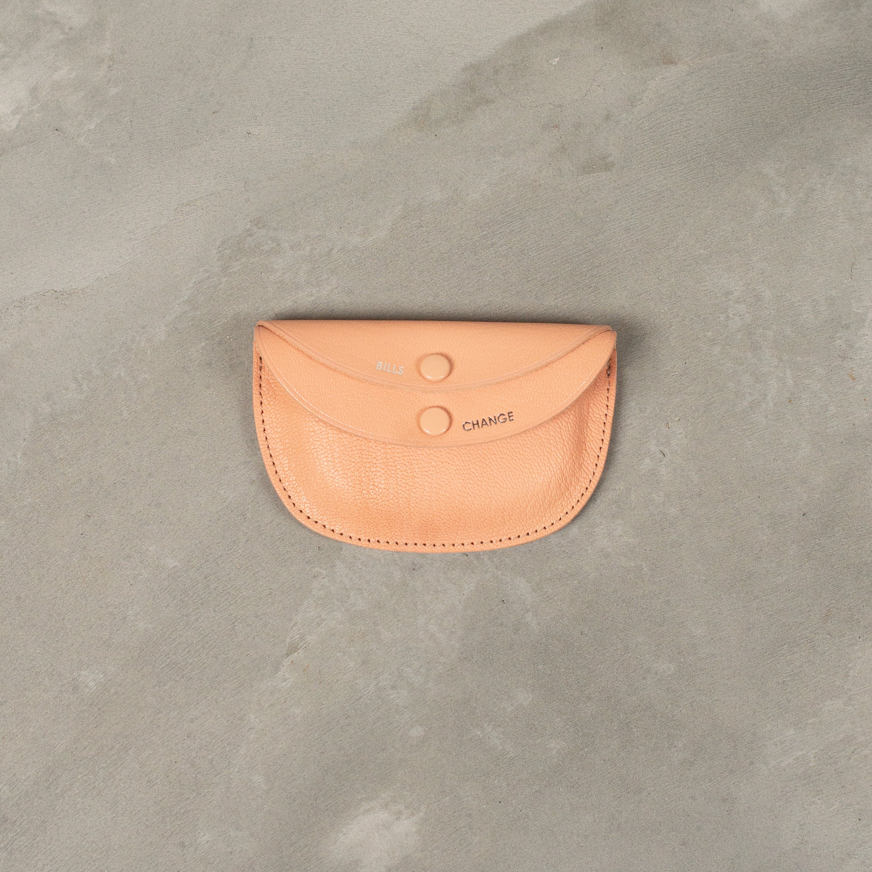 KAPTAIN SUNSHINE Round Wallet - Sand Pink | Garmentory